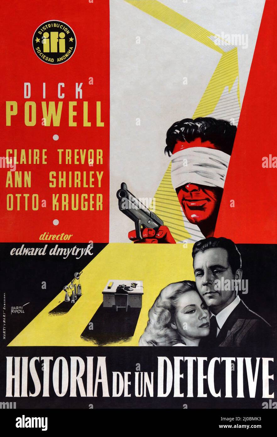 DICK POWELL in MURDER, MY SWEET (1944), directed by EDWARD DMYTRYK ...