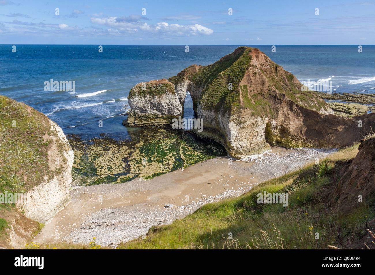 Stunning coastline (The Drinking Dinosaur) around Flamborough head, Flamborough Head, East