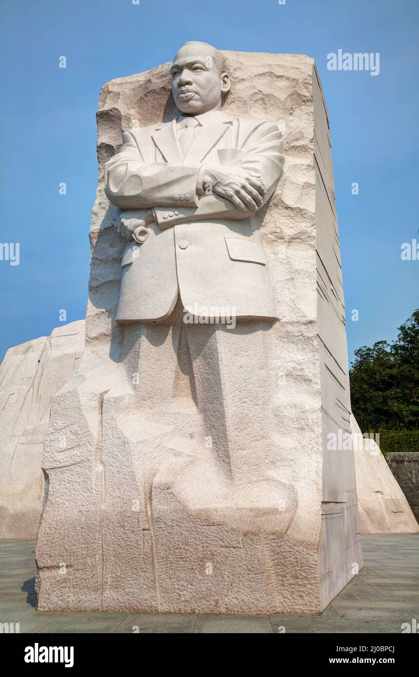 Martin Luther King, Jr memorial monument in Washington, DC Stock Photo