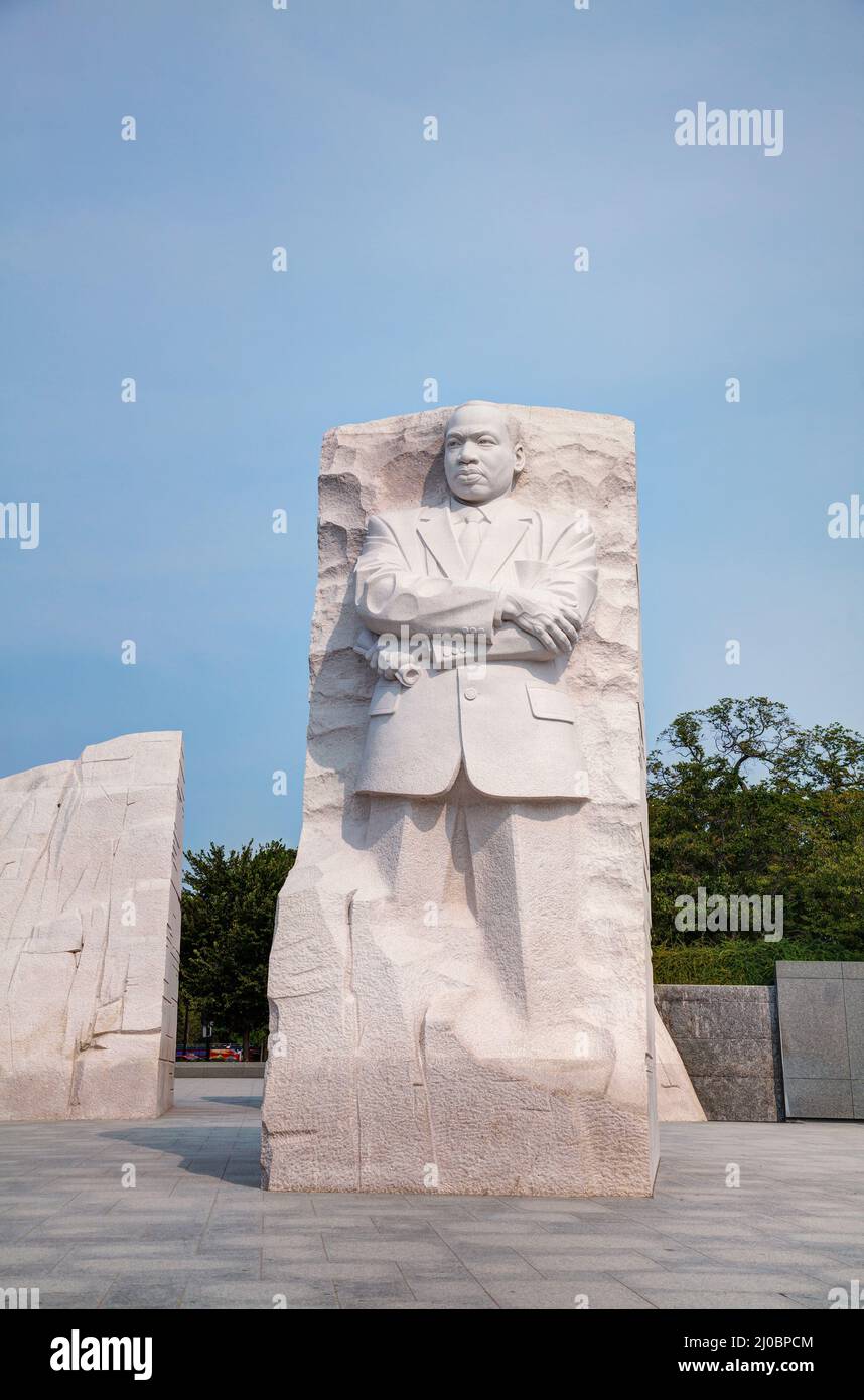 Martin Luther King, Jr memorial monument in Washington, DC Stock Photo