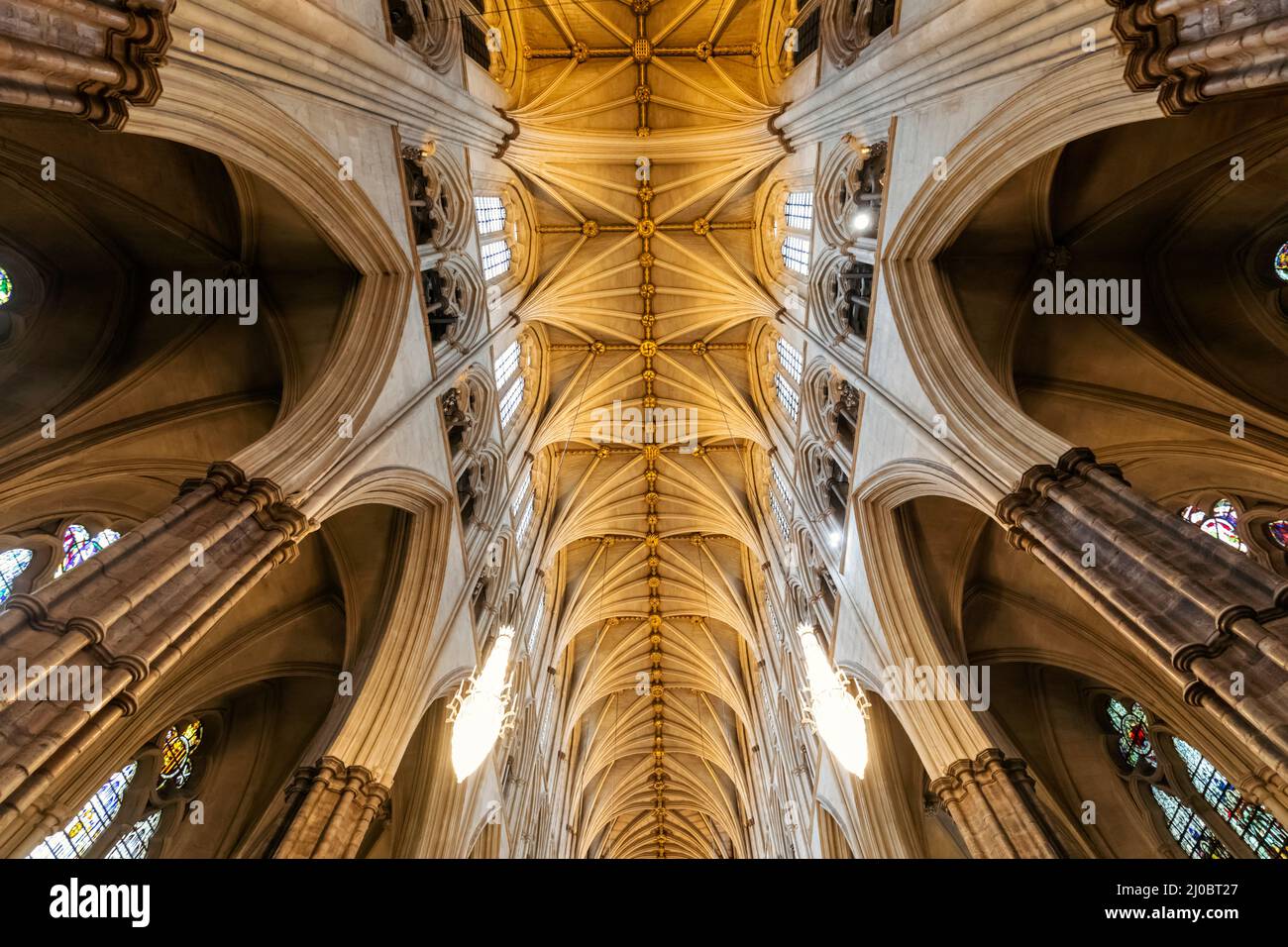 England, London, Westminster Abbey, The Nave, The Vaulted Ceiling Stock  Photo - Alamy