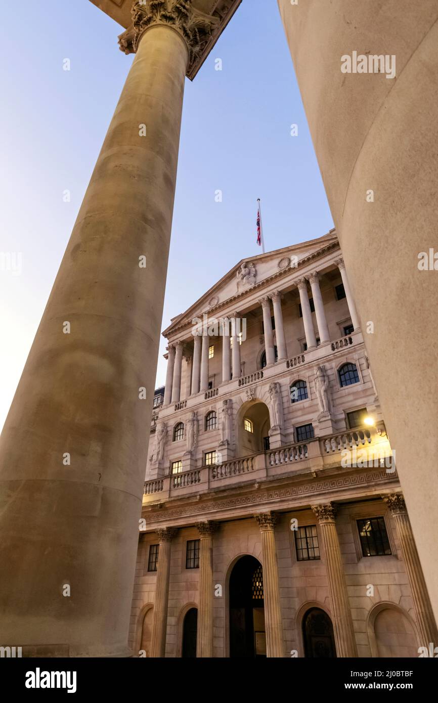 England, London, City of London, Bank of England Stock Photo