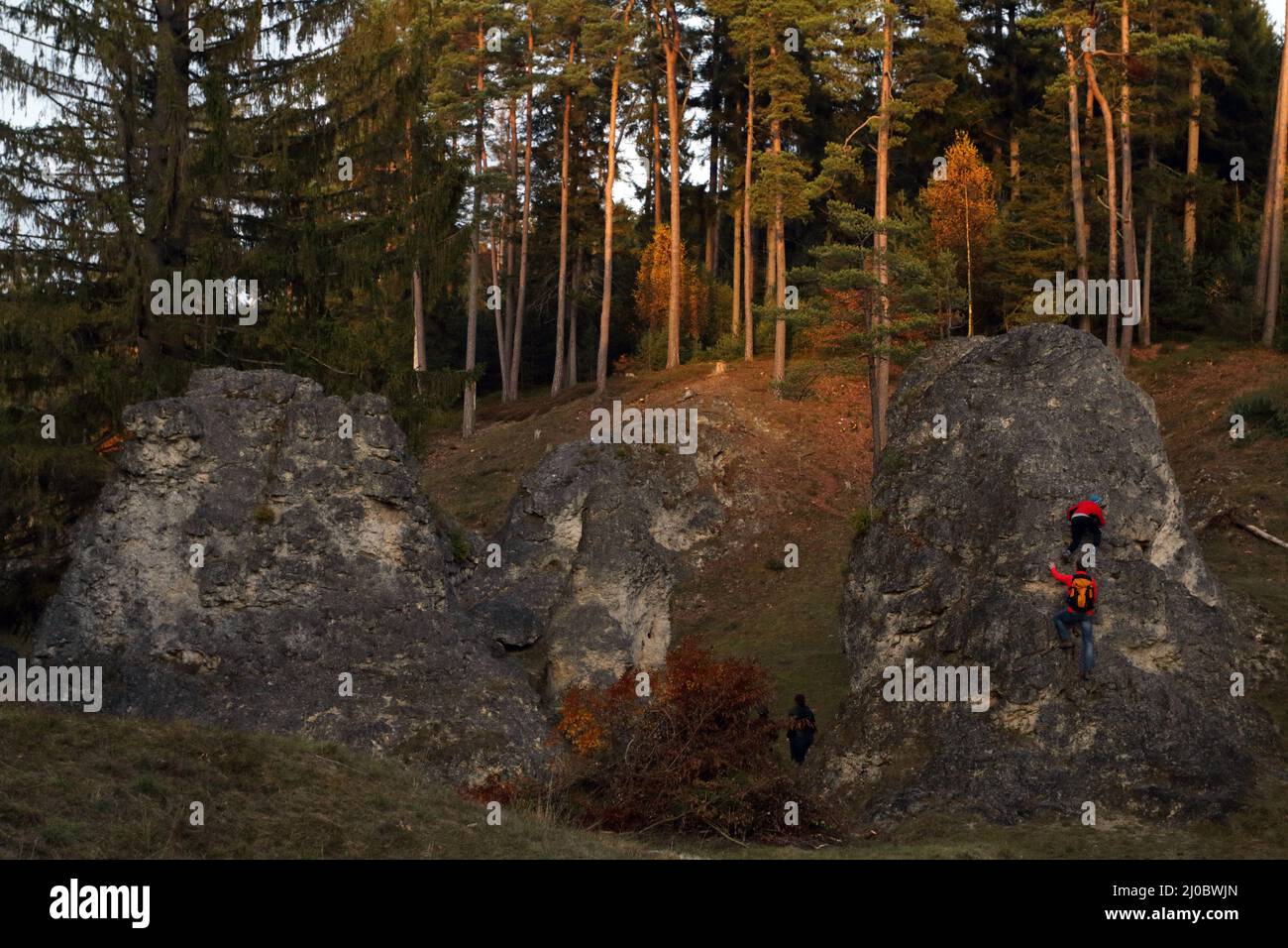 Rock climbing germany hires stock photography and images Alamy