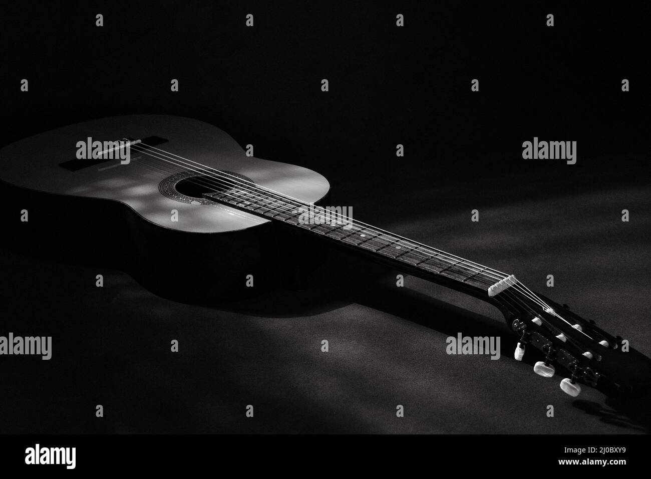 1974 Palma classical guitar Stock Photo