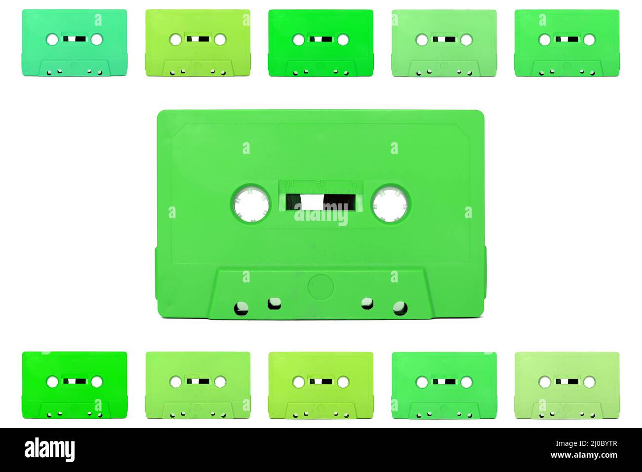 Vintage Cassette tape isolated on a white background Stock Photo - Alamy