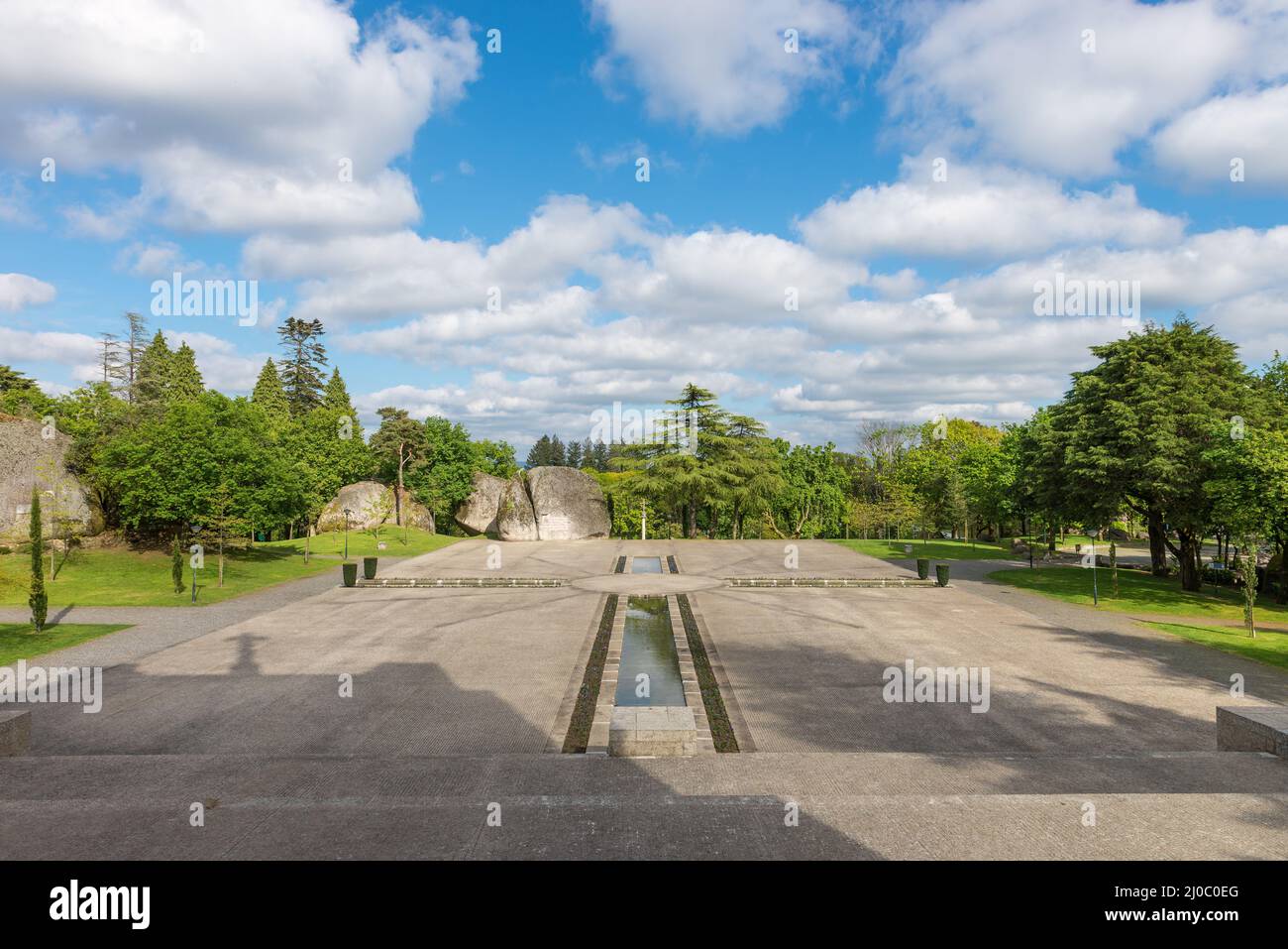 Monte de Santa Catarina or Montanha da Penha church, Guimaraes Stock Photo