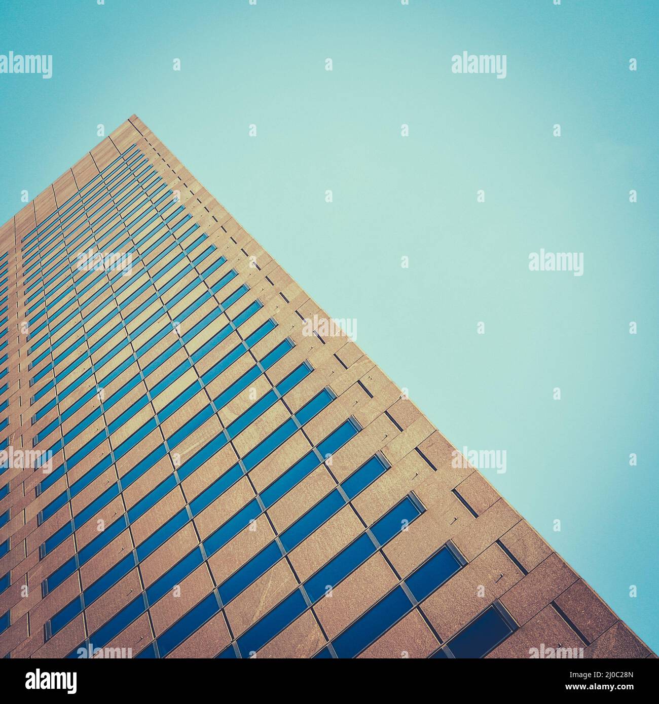Diagonal Architecture Abstract Stock Photo