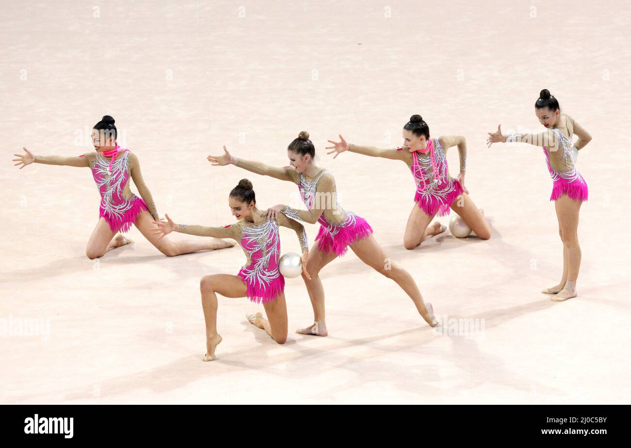 Team Canada Rhythmic Gymnastics Stock Photo Alamy