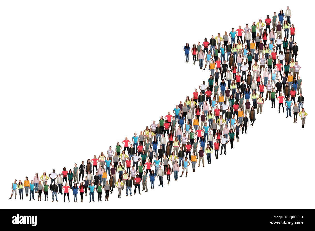 People group people group success economy growth successful business Stock Photo