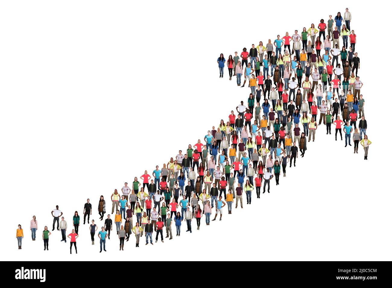 People group people group success economy growth successful strategy business Stock Photo