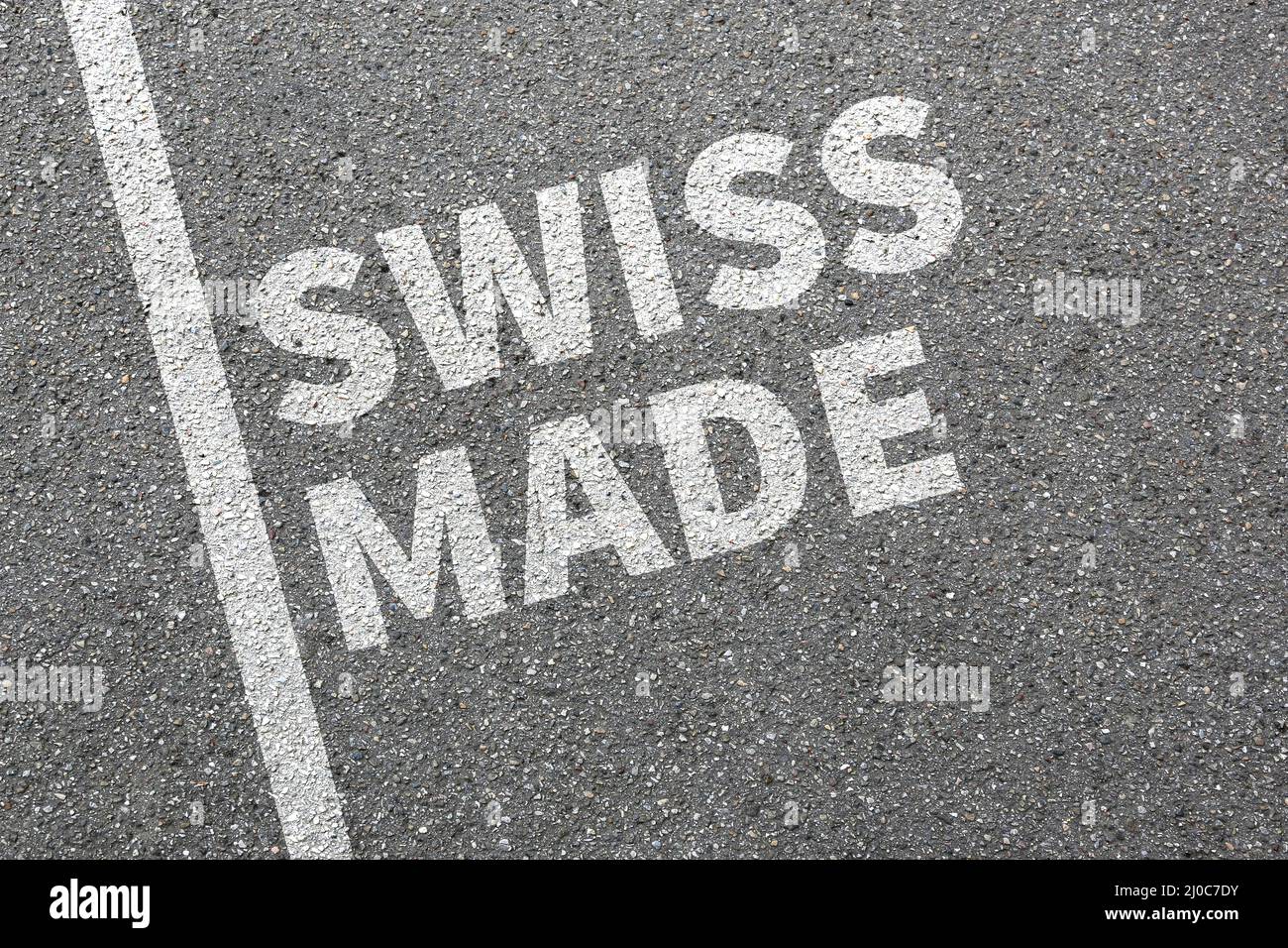 Swiss Made manufactured in Switzerland goods product quality Stock