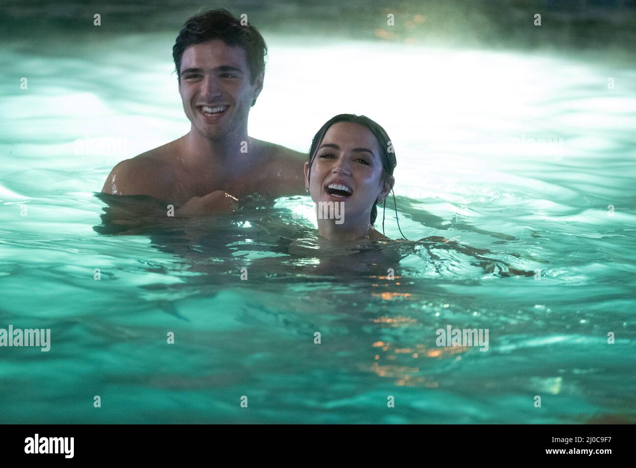 USA. Ana de Armas and Jacob Elordi in (C)Hulu new film: Deep Water (2022).  Plot: A well-to-do husband who allows his wife to have affairs in order to  avoid a divorce becomes