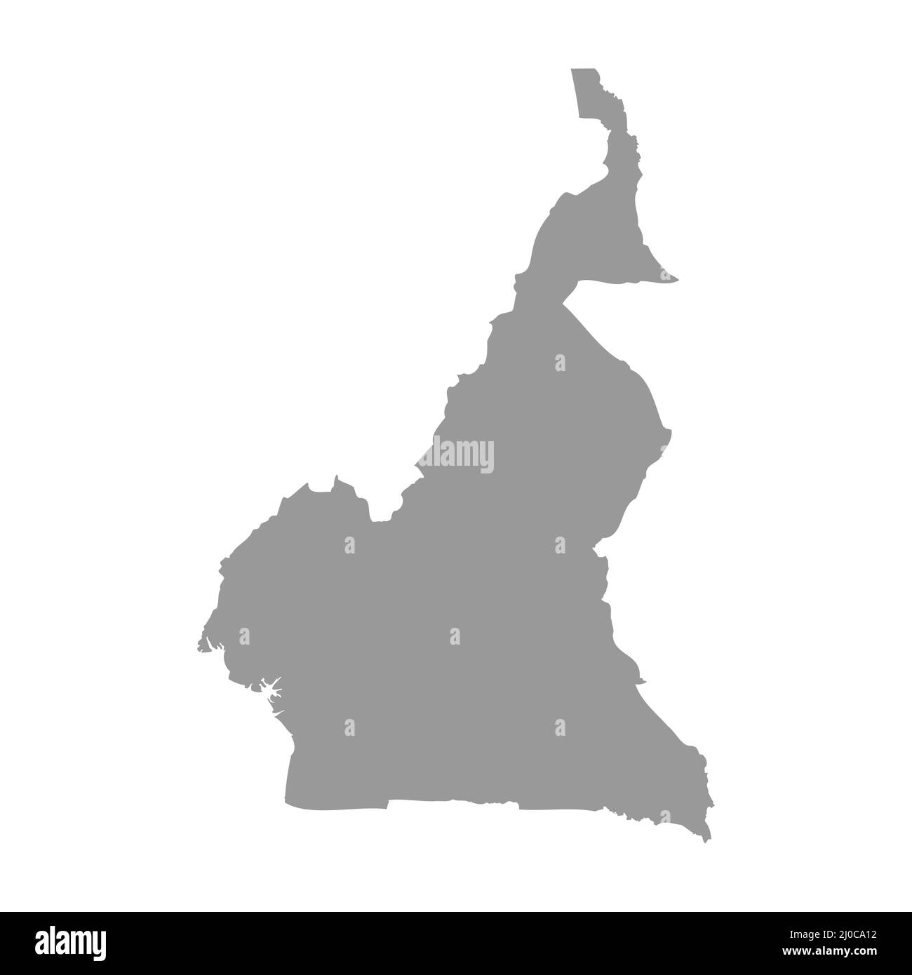Cameroon map Black and White Stock Photos & Images - Alamy