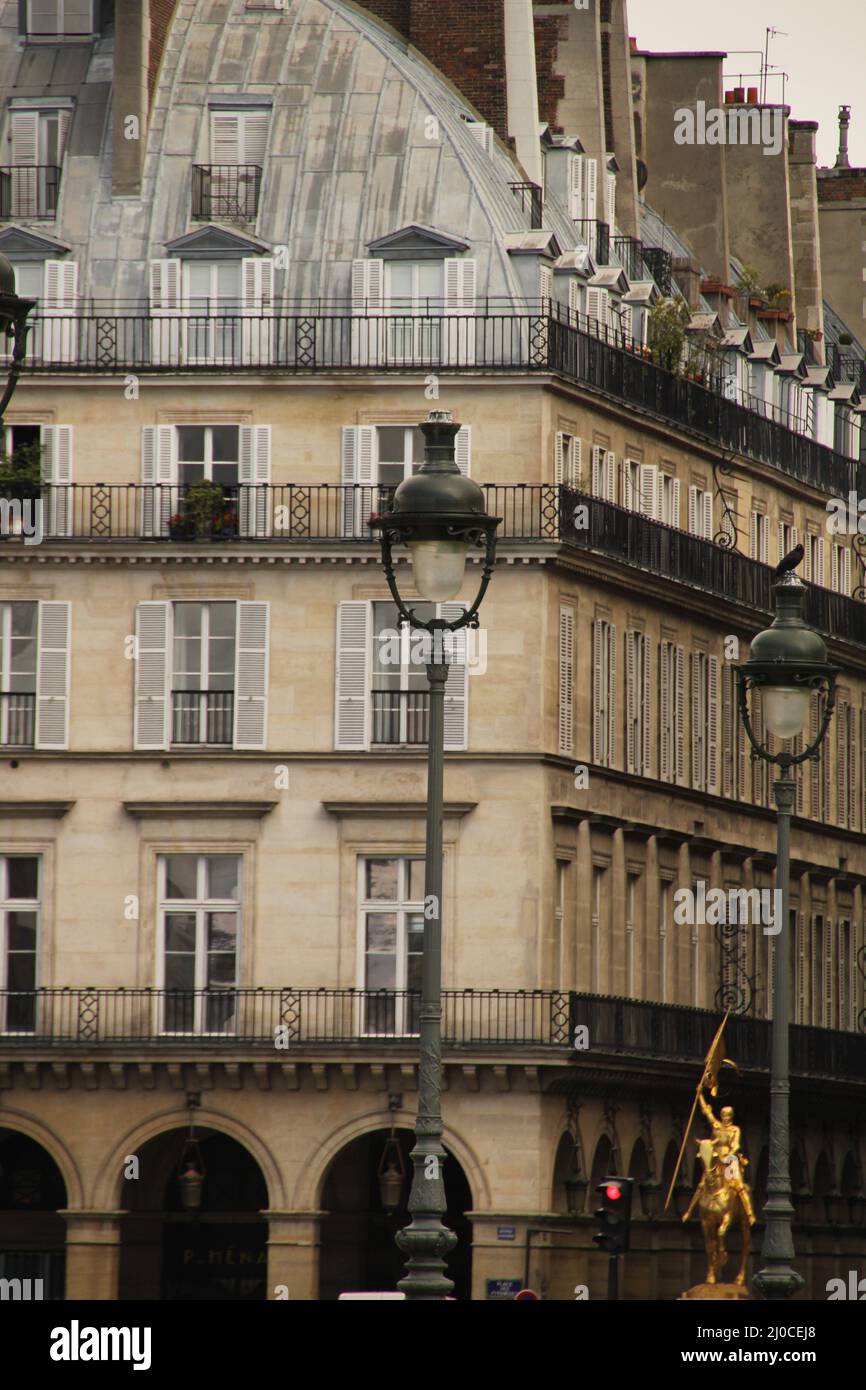 Of old historic street walls in Paris Stock Photo Alamy
