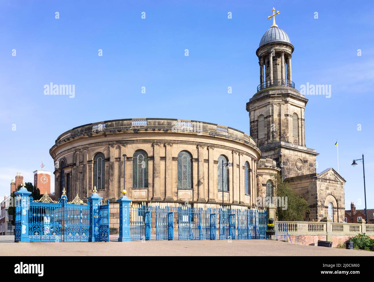 St Chads Church or St Chad’s with St Mary’s church Shrewsbury Shropshire England UK GB Europe Stock Photo