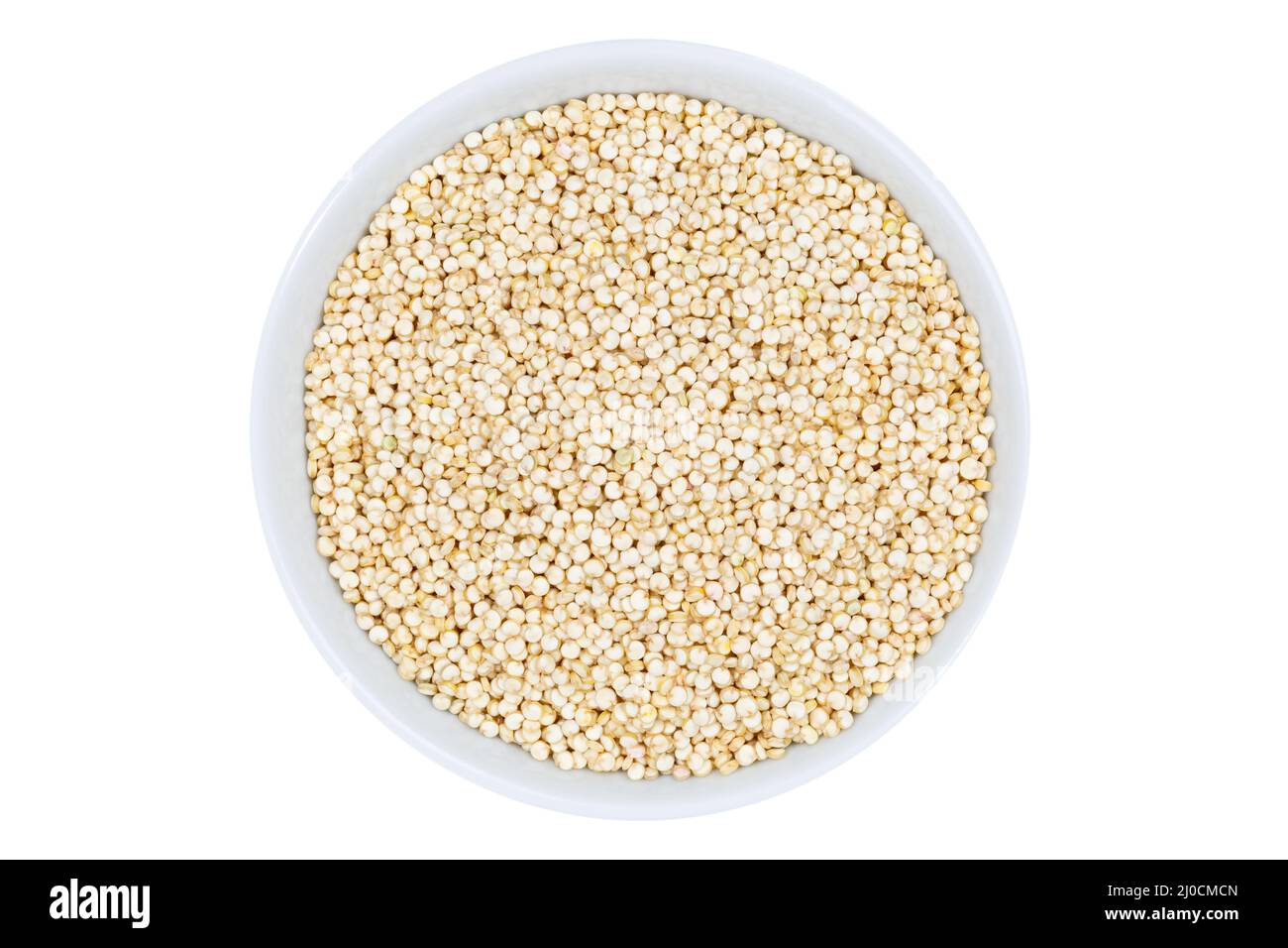 Quinoa superfood isolated from above exempted Stock Photo