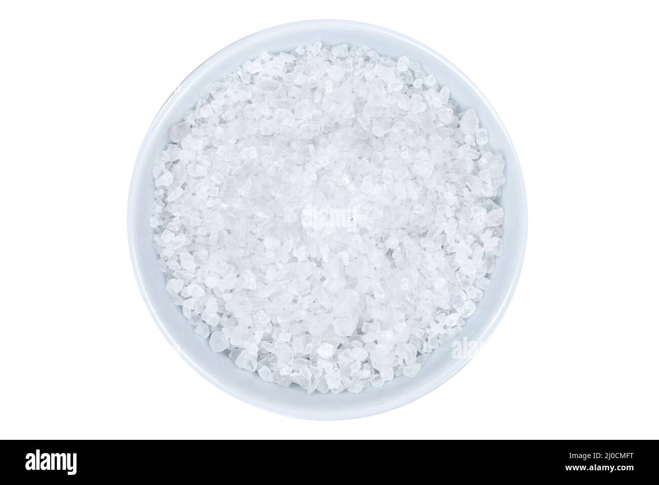 Salt Sea salt isolated from above exempted Stock Photo
