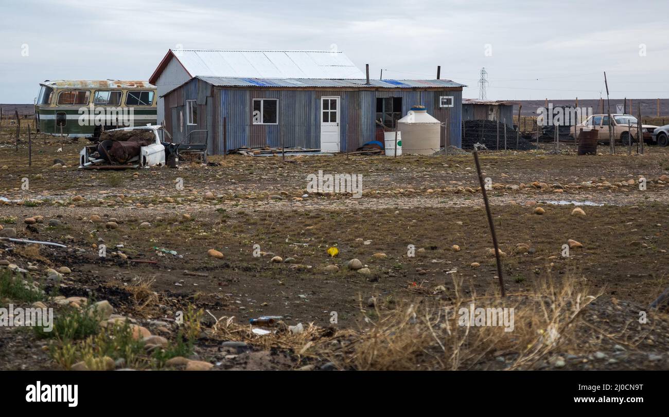 View on Esperanza town Stock Photo Alamy