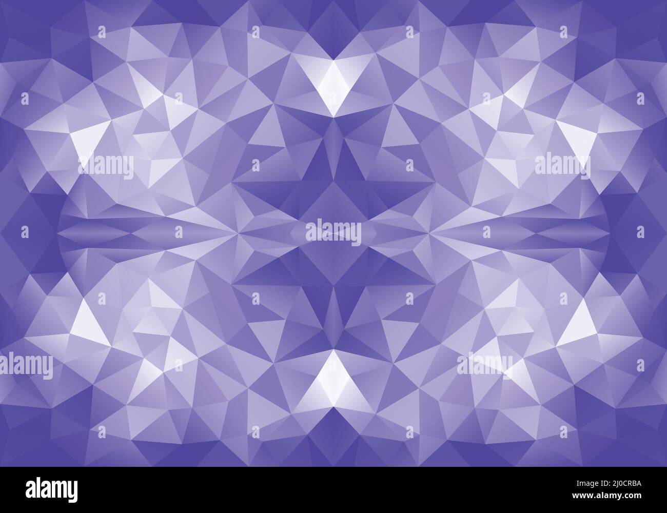 Very peri abstract geometric polygon pattern, seamless vector background Stock Vector