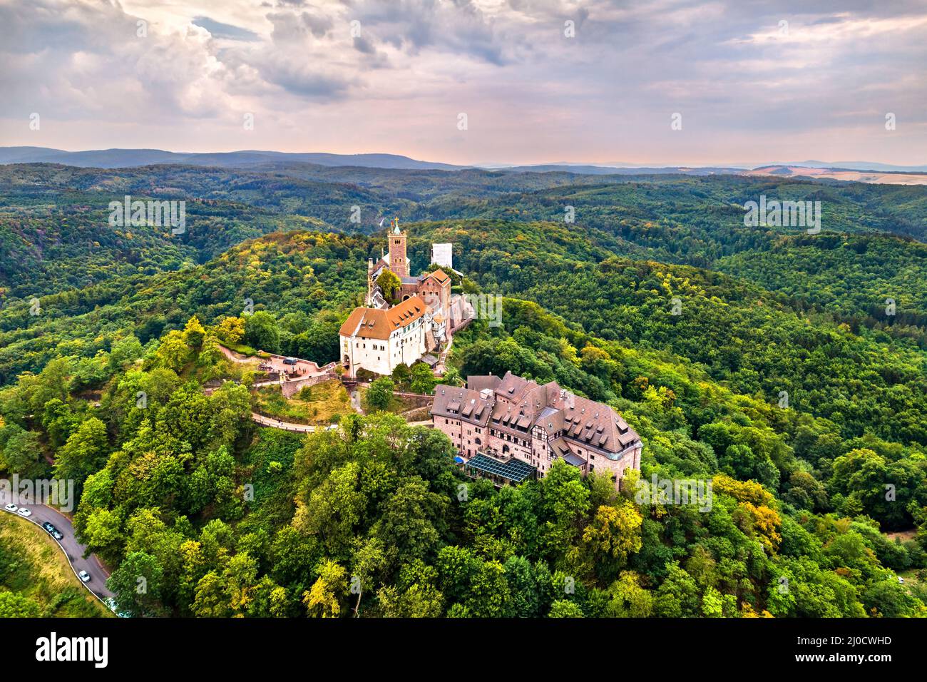 Wartburg Castle in Eisenach - Thuringia, Germany Stock Photo - Alamy