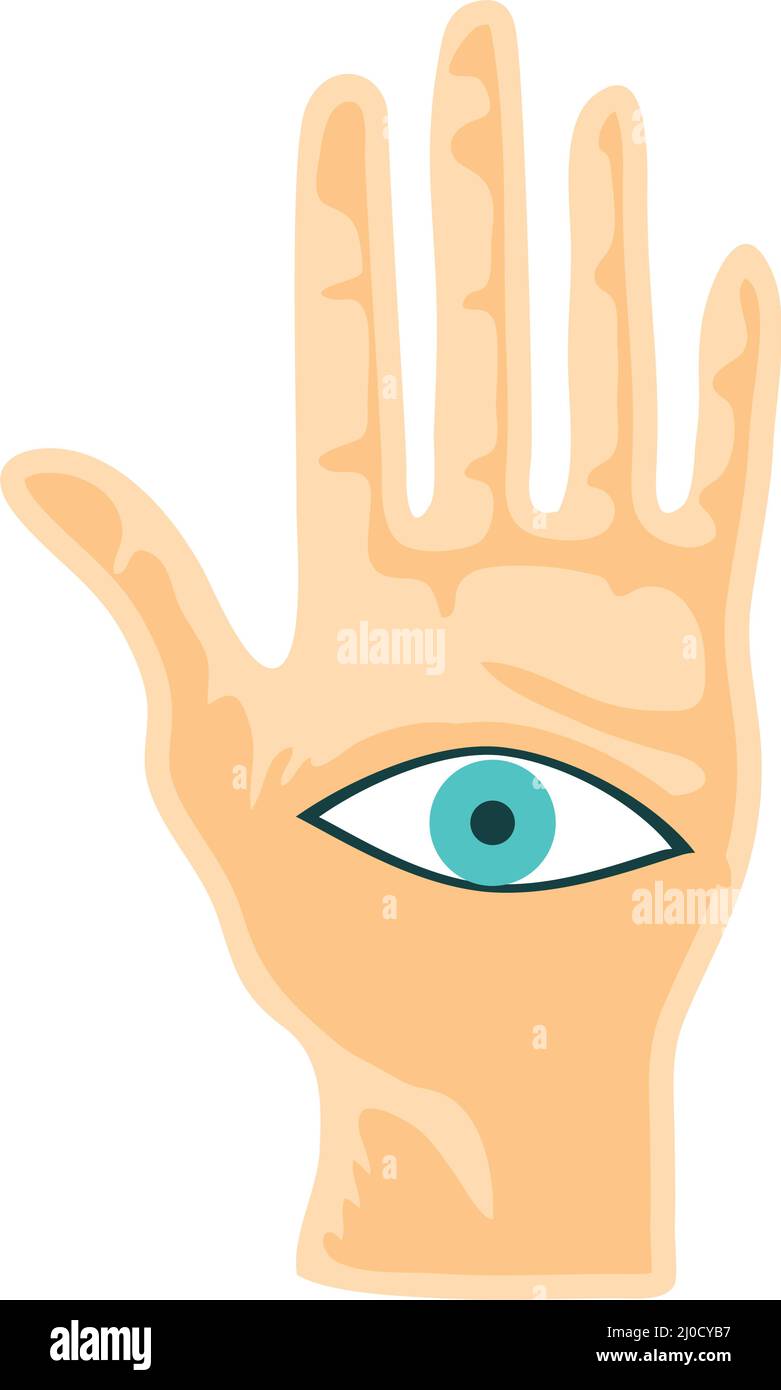 mystic and occult hand icon Stock Vector Image & Art - Alamy