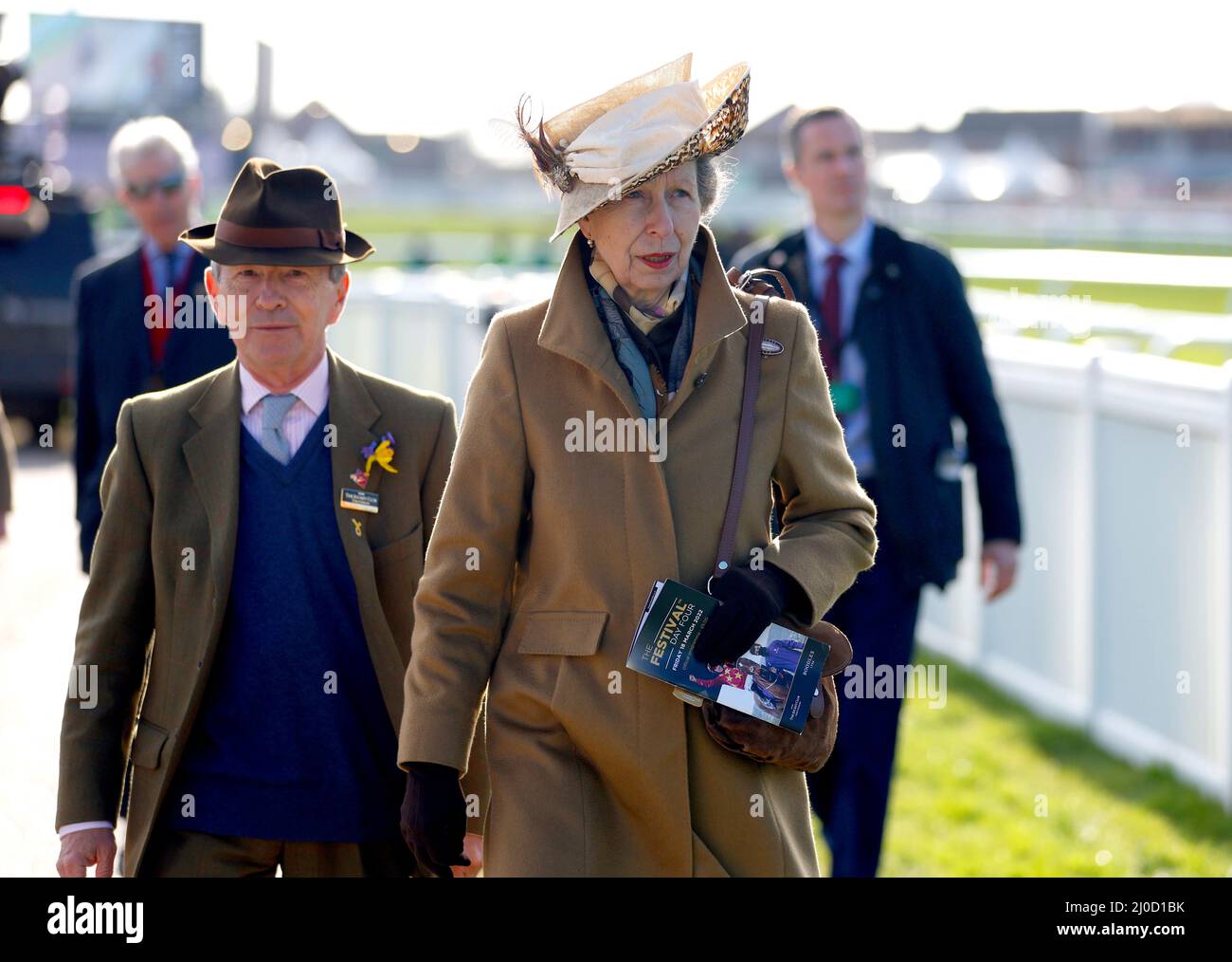 The Princess Royal during day four of the Cheltenham Festival at Cheltenham Racecourse. Picture date: Friday March 18, 2022. Stock Photo