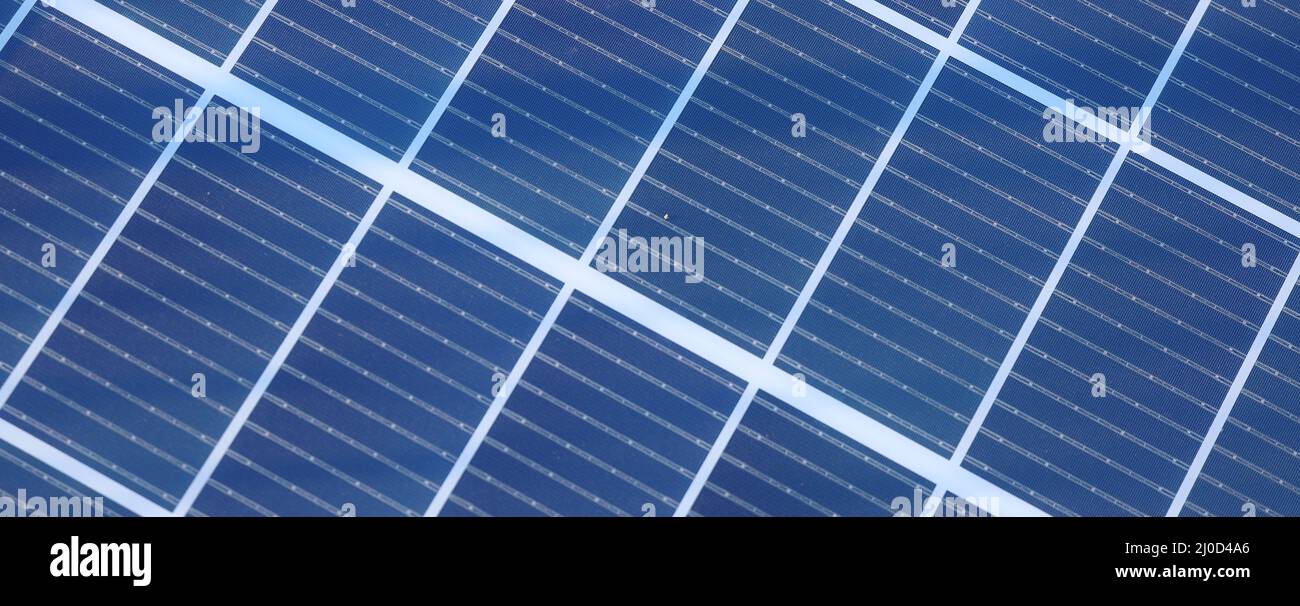 Solar panel or solar cell texture pattern background. BANNER Stock ...