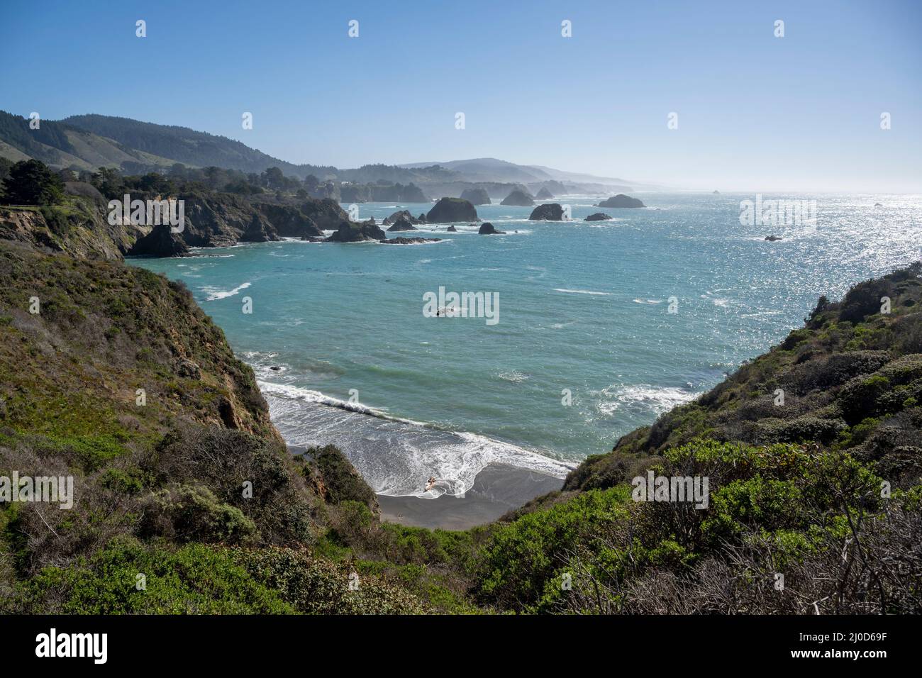 Elk Beach, California Stock Photo Alamy