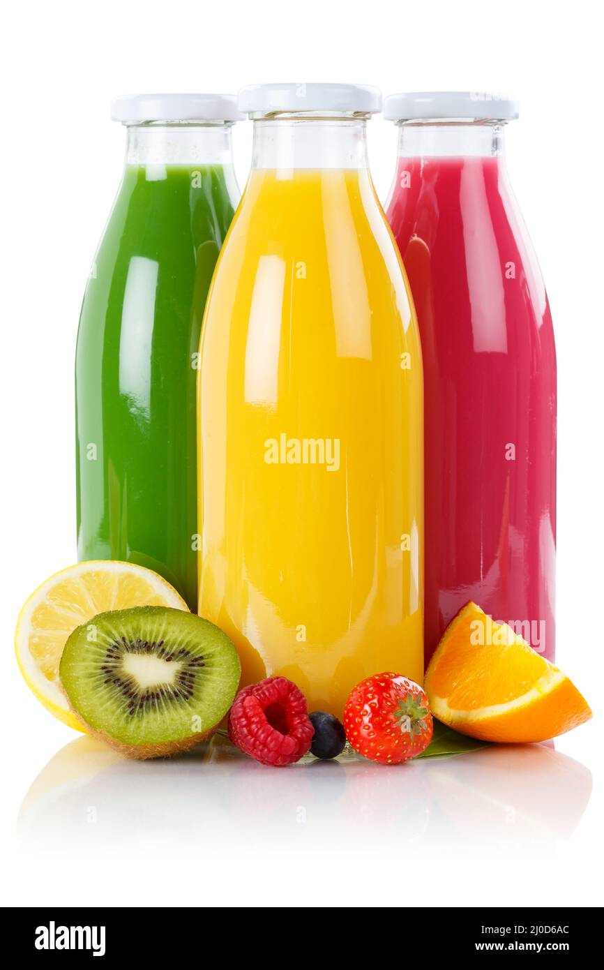 Juice Smoothie Smoothies Bottle Fruits Fruit Juice Upright Released Stock Photo