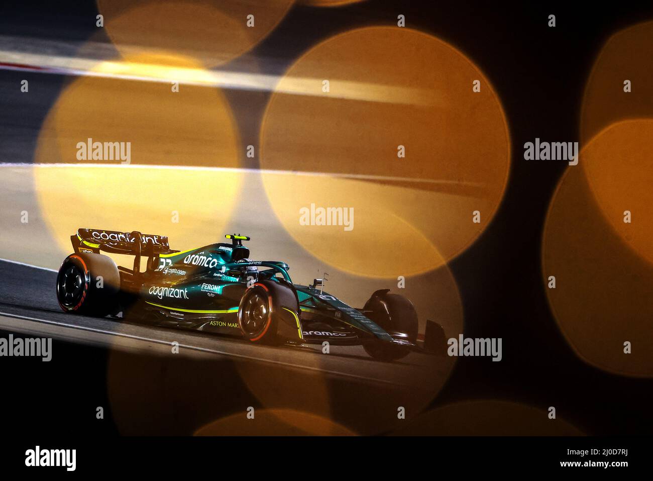 Sakhir, Bahrain. 18th Mar, 2022. Nico Hulkenberg (GER) Aston Martin F1 Team Reserve Driver AMR22. 18.03.2022. Credit: XPB Images Ltd/Alamy Live News Stock Photo