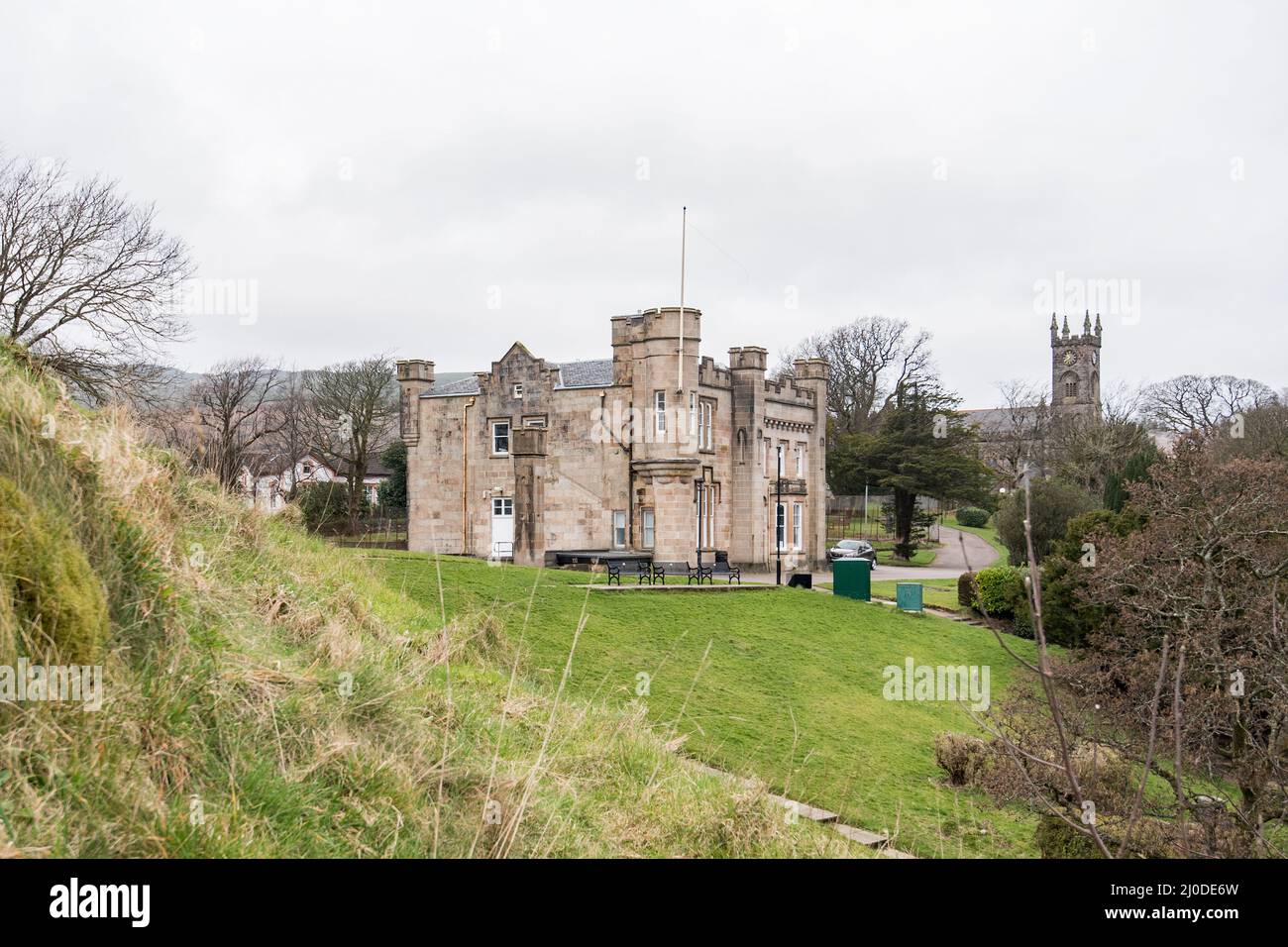 Castle House Dunoon on the Cowal peninsula in Argyll and Bute, Scotland. Stock Photo