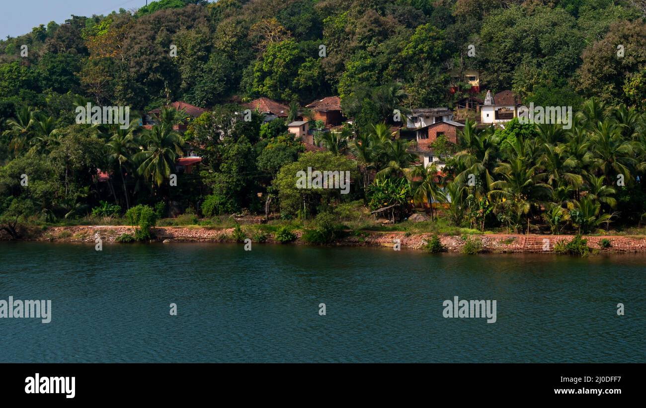 Malvan, India December 20, 2021 Traditional Indian houses situated