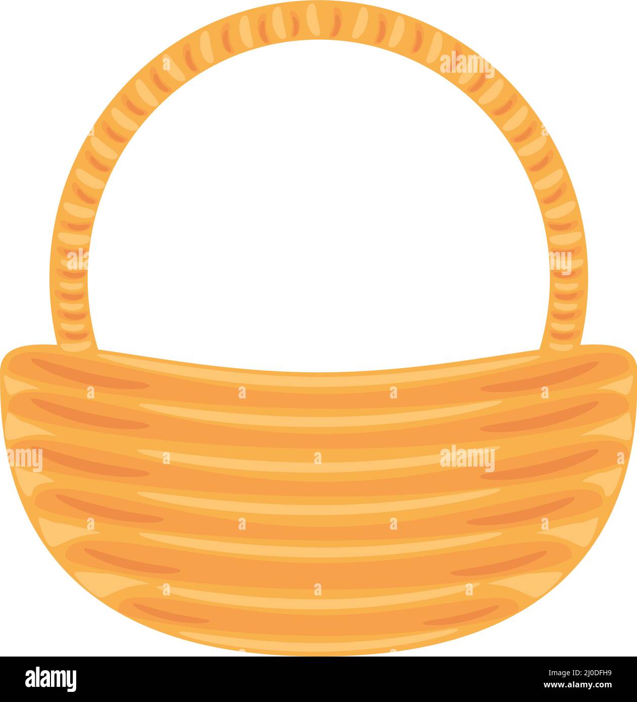 wicker basket icon Stock Vector Image & Art - Alamy
