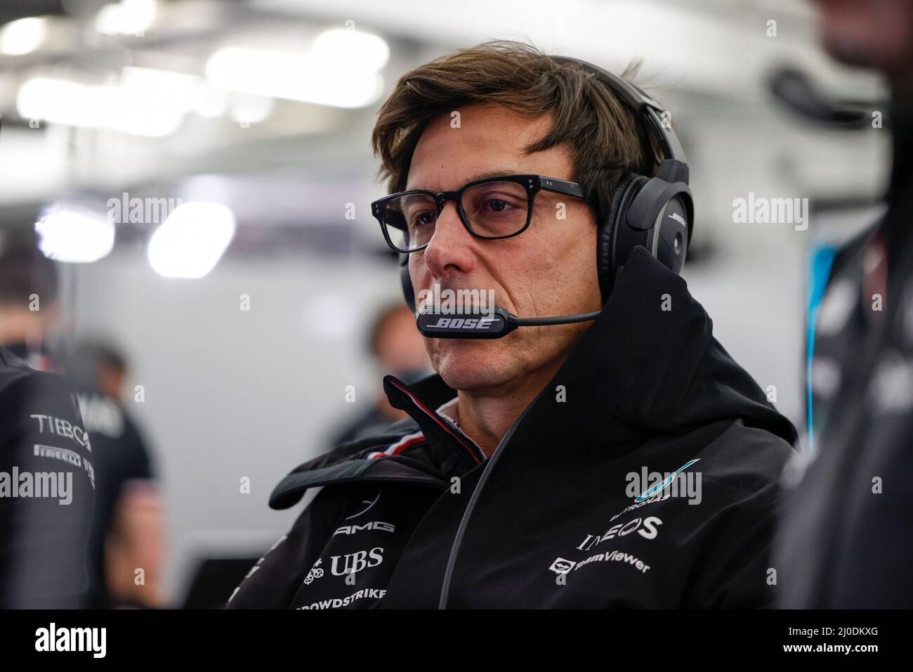 Sakhir Bahrain 18th Mar 22 Toto Wolff Aut Mercedes Amg Petronas F1 Team F1 Grand Prix Of Bahrain At Bahrain International Circuit On March 18 22 In Sakhir Bahrain Photo By High Two