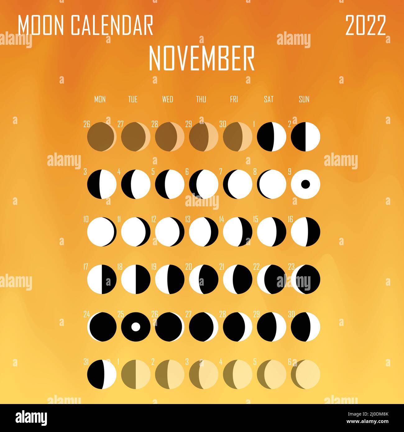 Monthly lunar calendar hi-res stock photography and images - Page 5 - Alamy