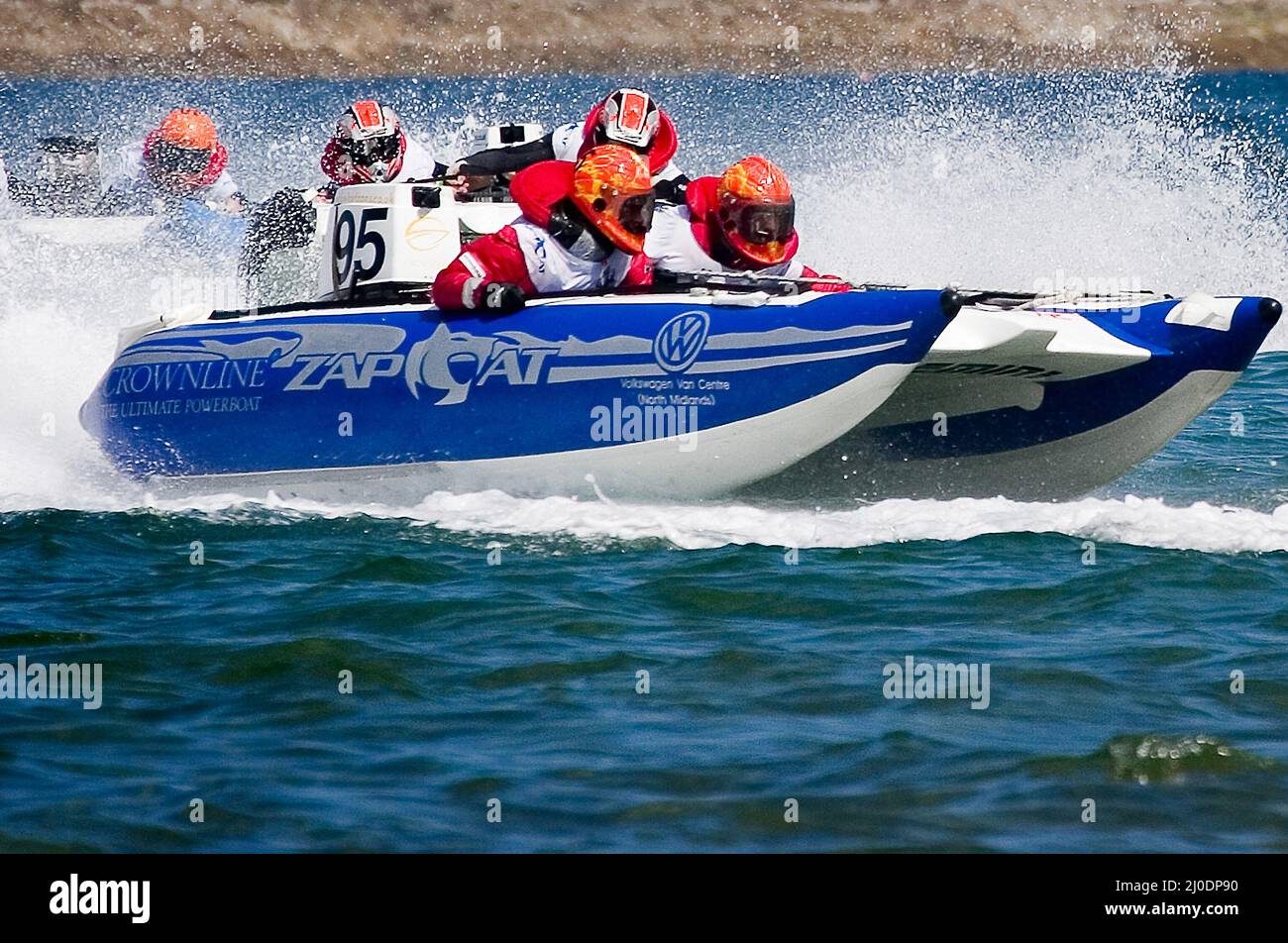 Powerboating race Stock Photo
