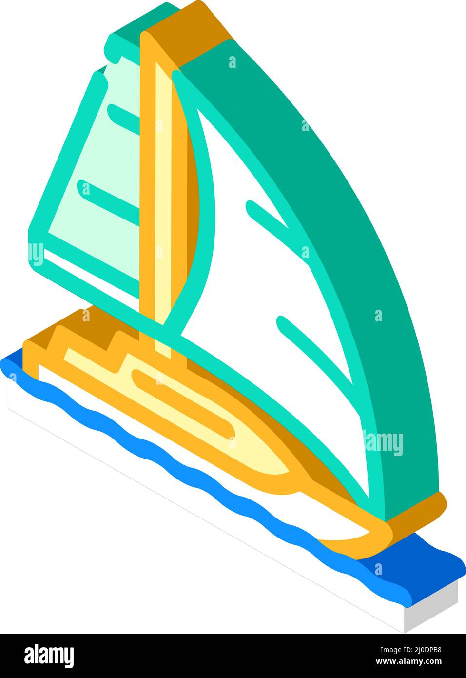 yacht marine transport isometric icon vector illustration Stock Vector ...