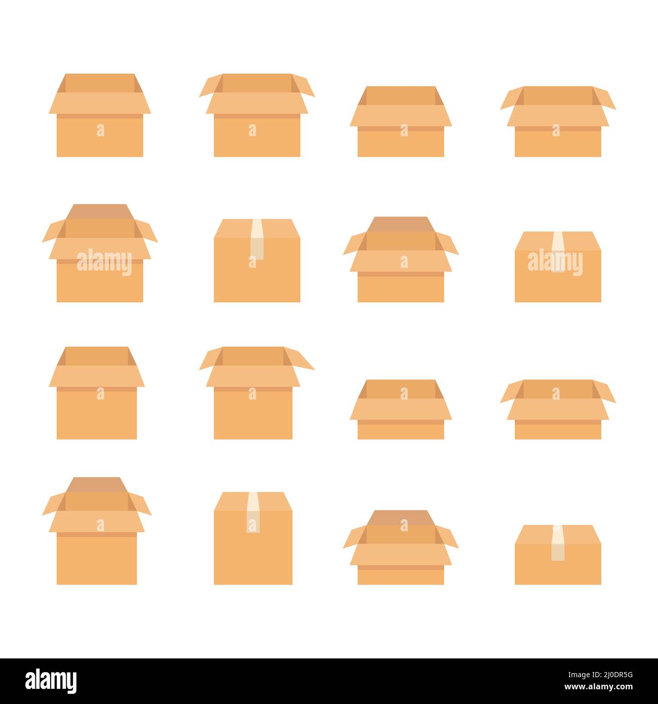 Isometric delivery box. Packaging box symbol Stock Vector Image & Art