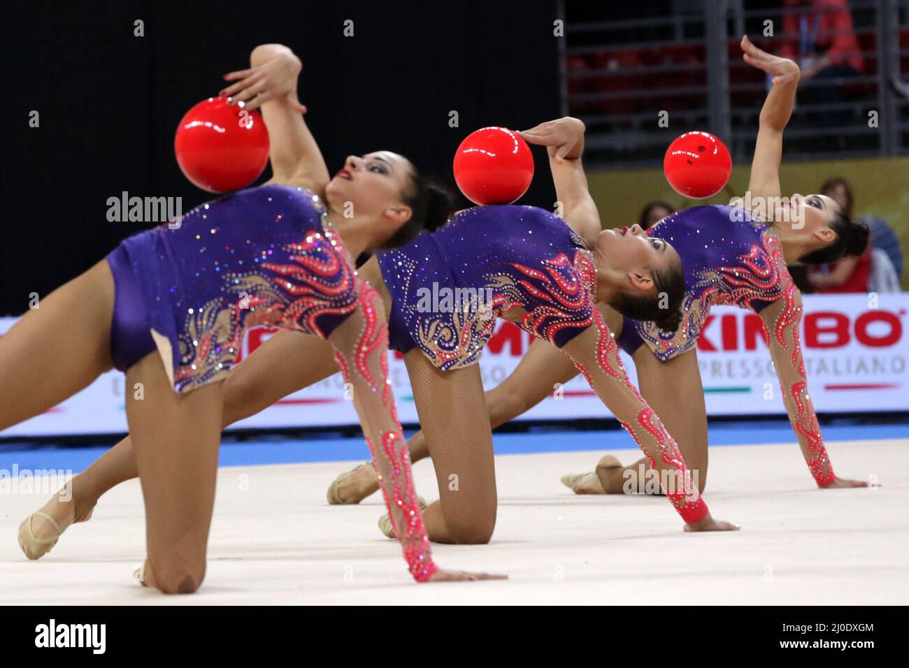Team Turkey Rhythmic Gymnastics Stock Photo Alamy