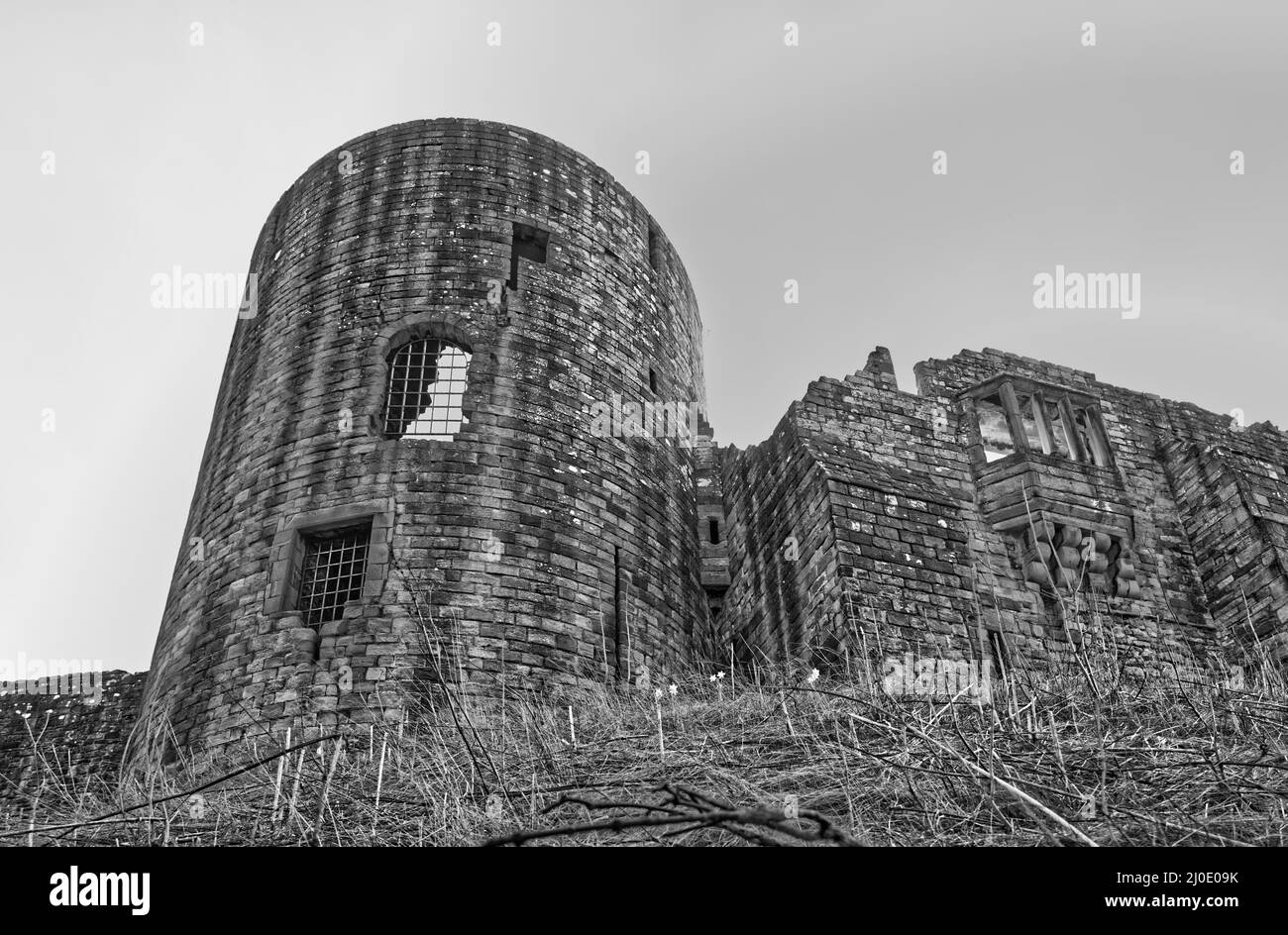 Barnard Castle ancient town with medieval castle Stock Photo Alamy