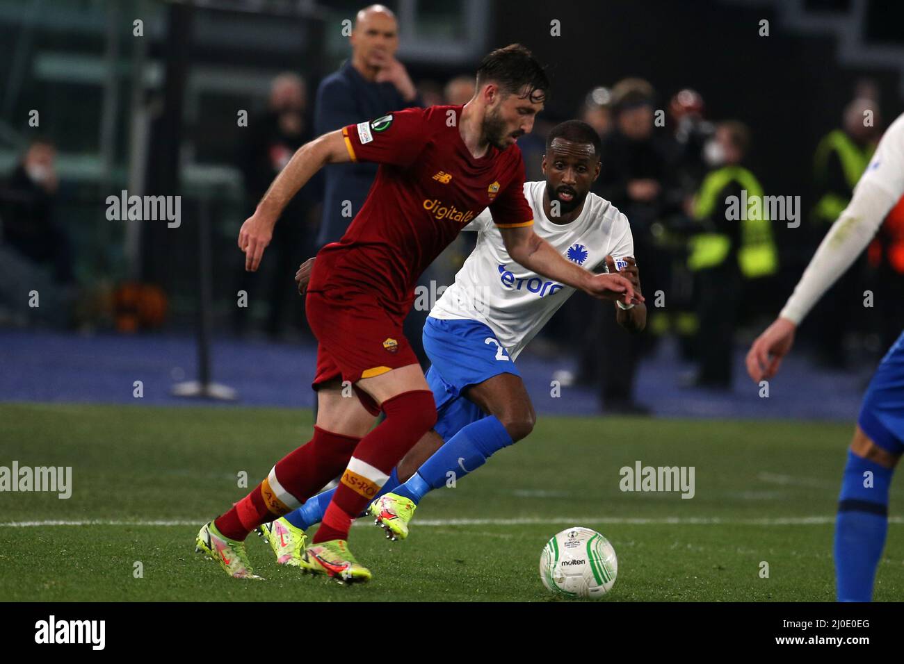 Rome, Italy. 17th Mar, 2022. Matias Vina (Roma) In action during the ...