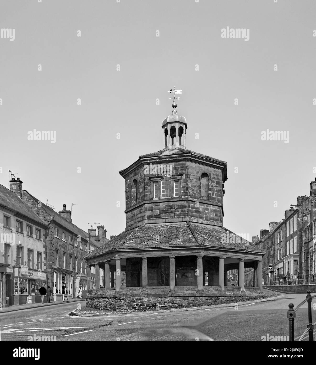 Barnard Castle ancient town with medieval castle Stock Photo Alamy