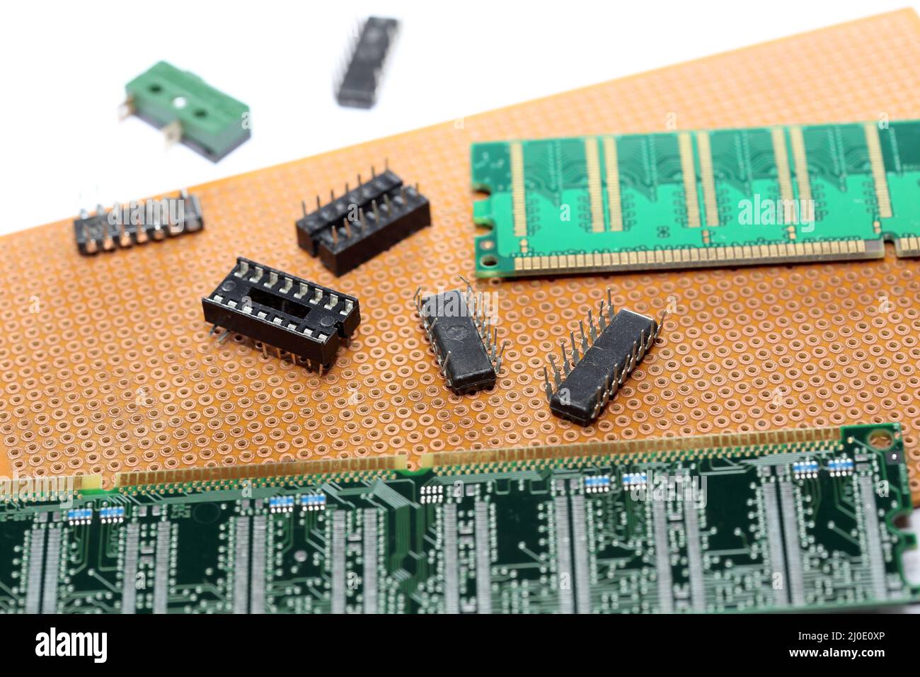 Some computer chips Stock Photo Alamy