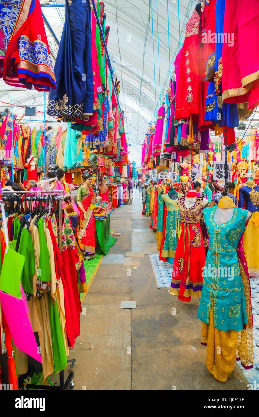 Little India quarter market in Singapore Stock Photo
