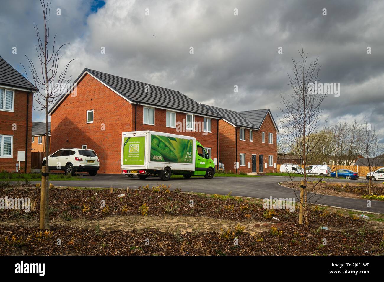 17.03.2022 Sutton, St Helens, Merseyside, UK. Asda supermarket in a ...