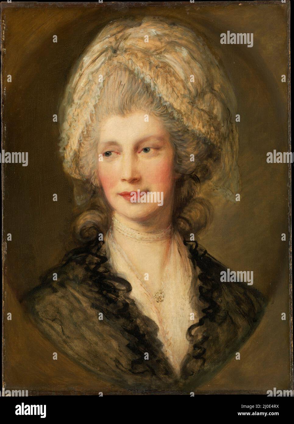 Queen Charlotte. Thomas Gainsborough Stock Photo Alamy