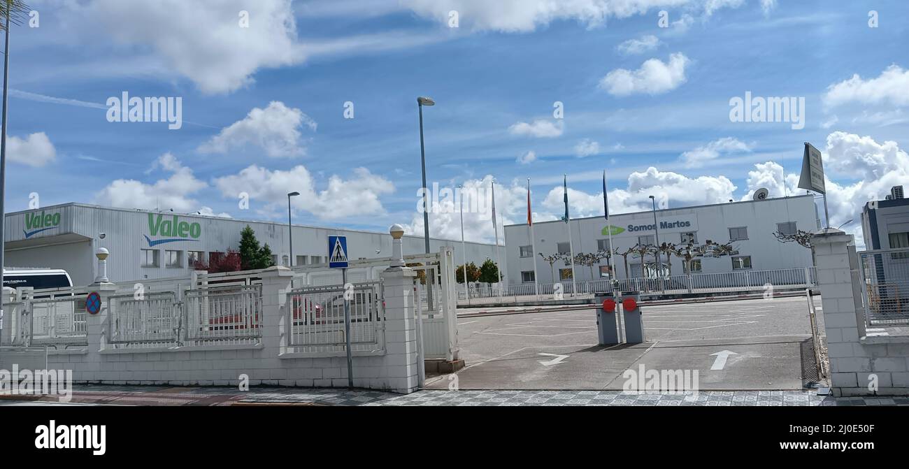 Valeo company headquarters in Martos, Spain Stock Photo