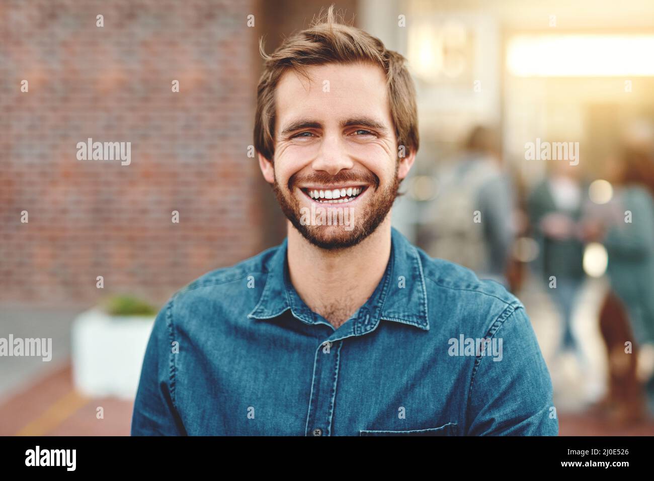 Young happy man ready hi-res stock photography and images - Alamy