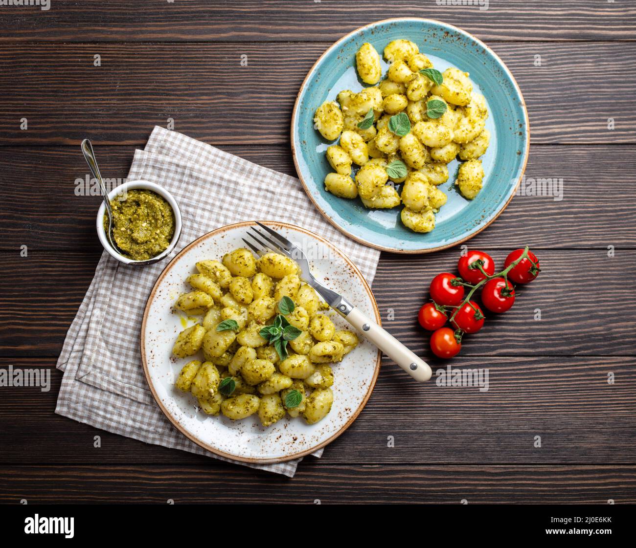 Italian traditional gnocchi Stock Photo - Alamy