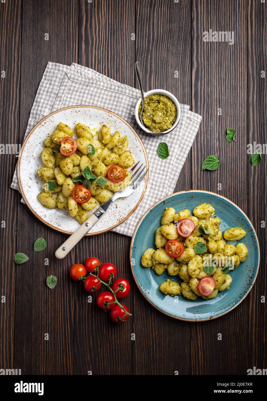 Italian traditional gnocchi Stock Photo - Alamy